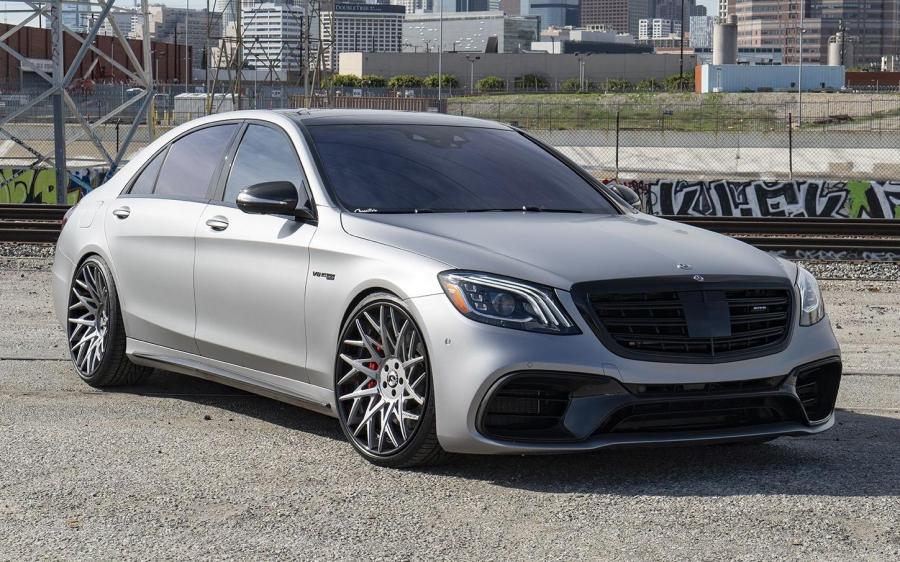 Mercedes-AMG S63 Matte Grey on Forgiato Wheels (Blocco-ECL) '2018